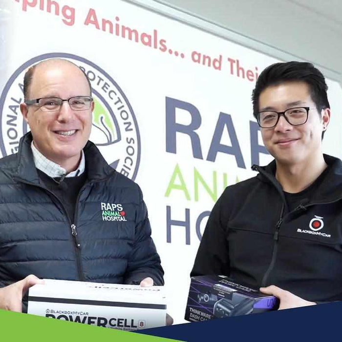 BlackboxMyCar | Helping Out In the Community - Protecting the Regional Animal Protection Society (RAPS) with Dash Cam and Battery Pack - BlackboxMyCar