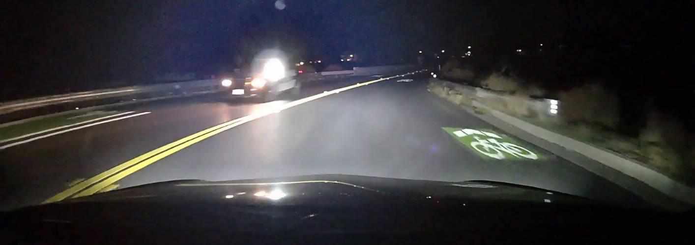 Caught on a Dash Cam: Police Blinds Civilian with Dangerous High Beams | Caught on a Dash Cam: Police Blinds Civilian with Dangerous High Beams | BlackboxMyCar