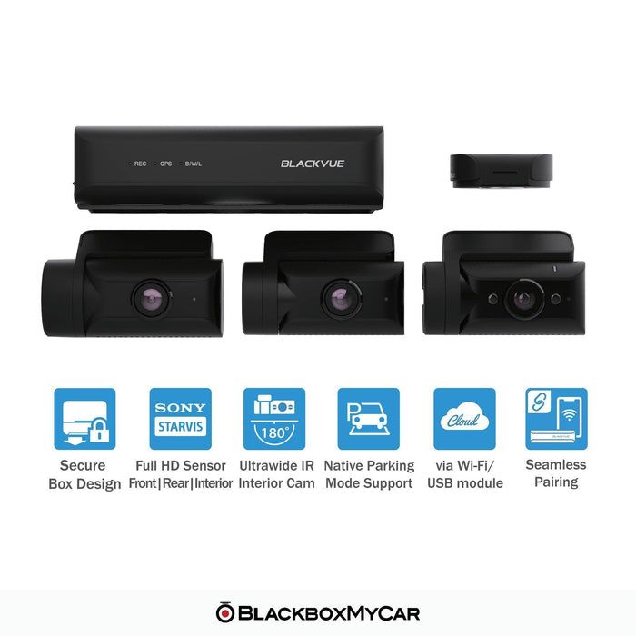 BlackVue DR770X Box 3-Channel Cloud Dash Cam | BlackVue | Dash Cams | BlackboxMyCar