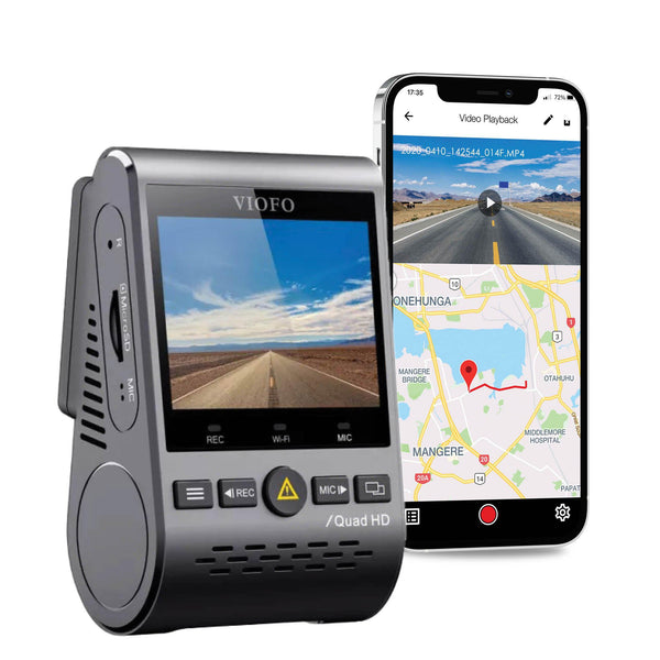 VIOFO A229 2K QHD 1-Channel Dash Cam with GPS - None / None / None