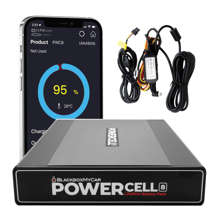 BlackboxMyCar PowerCell 8 Dash Cam Battery Pack | BlackboxMyCar | Dash Cam Accessories | BlackboxMyCar