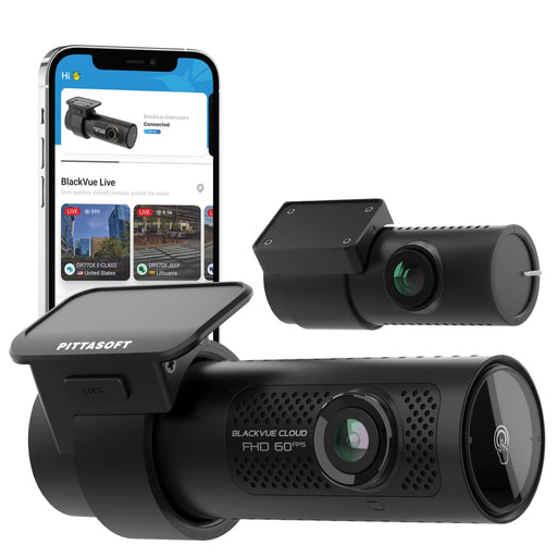 BlackVue DR770X-2CH Full HD Cloud Dash Cam - Dash Cams - {{ collection.title }} - 1080p Full HD @ 60 FPS, 2-Channel, Adhesive Mount, App Compatible, Bluetooth, Cloud, Dash Cams, Desktop Viewer, G-Sensor, GPS, Hardwire Install, Loop Recording, Mobile App, Mobile App Viewer, Night Vision, Parking Mode, sale, Security, South Korea, Super Capacitor, Wi-Fi - BlackboxMyCar