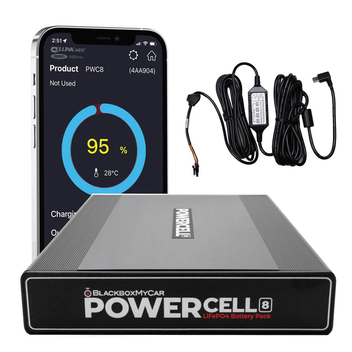 PowerCell 8 Battery (VIOFO A229/A119 Mini) | BlackboxMyCar | Hidden | BlackboxMyCar