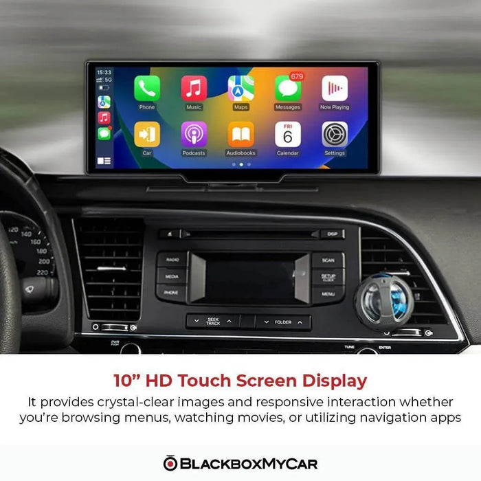 [REFURBISHED] BlackboxMyCar S-Drive 10" Wireless CarPlay & Android Auto Display w/ Dash Cam - - {{ collection.title }} - Car Accessories, sale - BlackboxMyCar