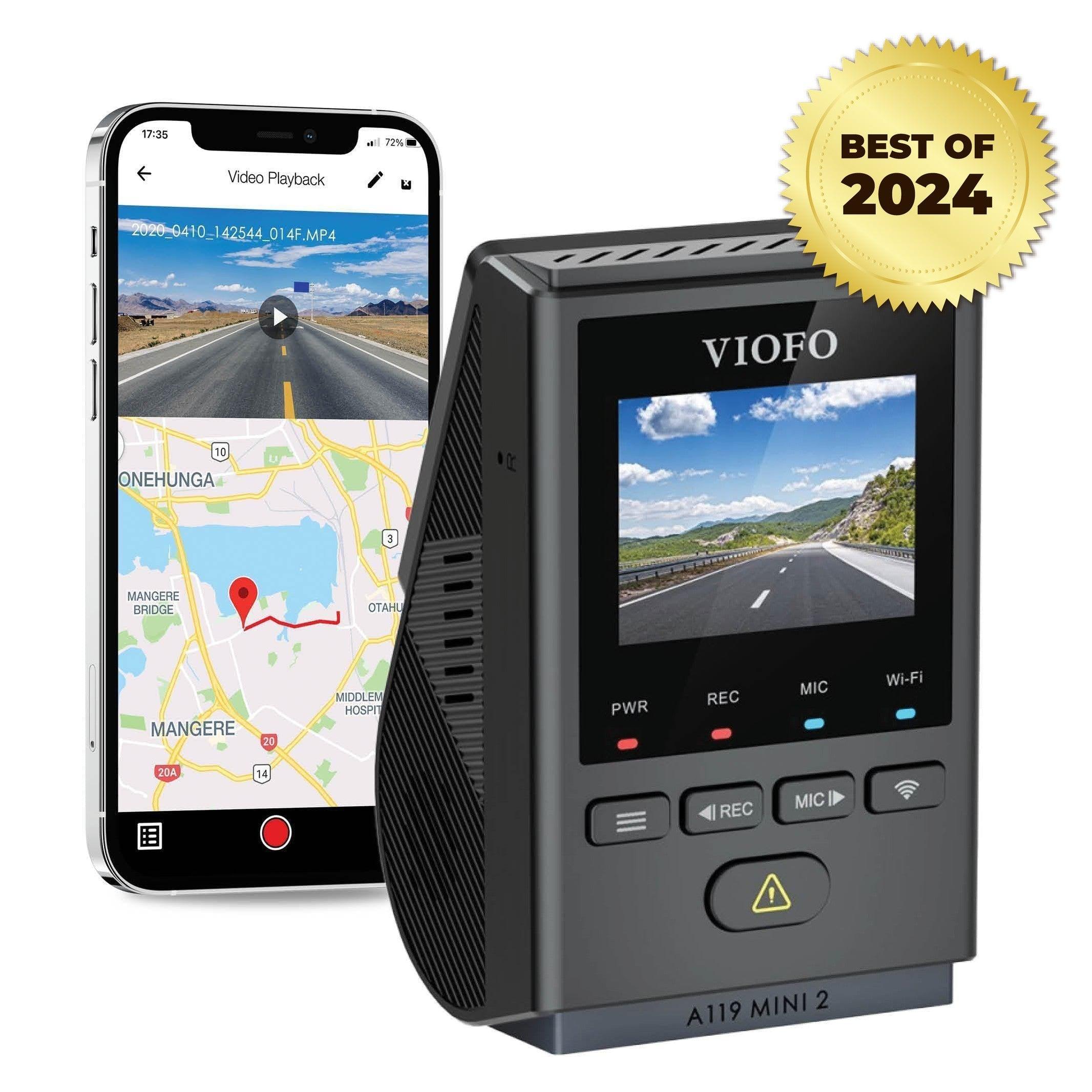 VIOFO A229 Pro 4K UHD 3-Channel Dash Cam - Dash Cams - {{ collection.title }} - 3-Channel, 4K UHD @ 30 FPS, Adhesive Mount, App Compatible, China, Dash Cams, G-Sensor, GPS, Hardwire Install, Loop Recording, Mobile App, Mobile App Viewer, Night Vision, Parking Mode, sale, Security, Super Capacitor, Wi-Fi - BlackboxMyCar