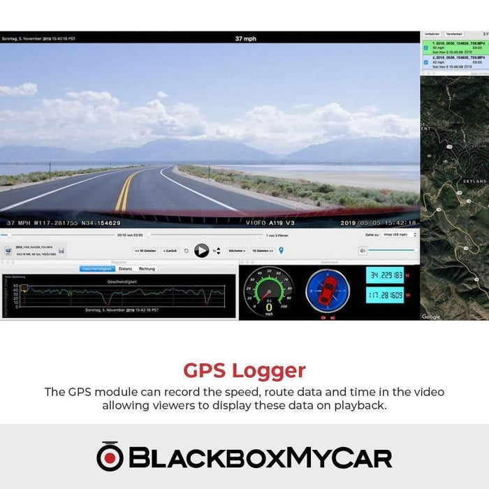 VIOFO A119 V3 w/ GPS QHD+ Dash Cam | VIOFO | Dash Cams | BlackboxMyCar