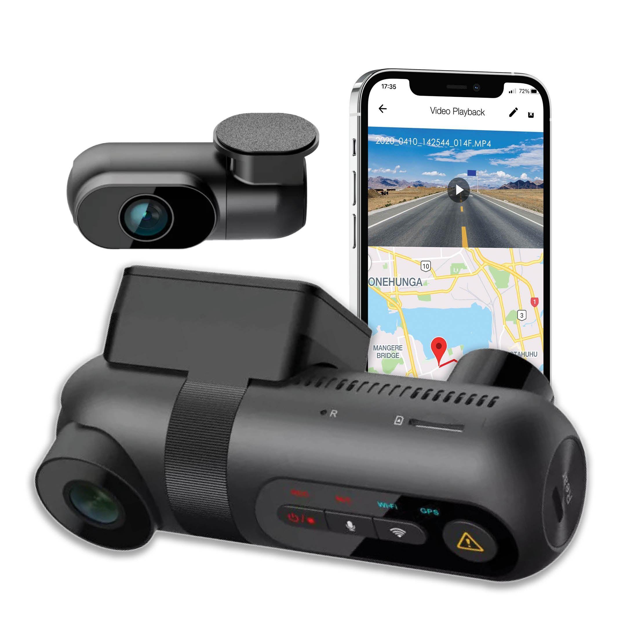 Cámara de tablero inteligente Full HD 322GW de Nextbase - Cámaras de tablero - Cámara de tablero inteligente Full HD 322GW de Nextbase - 1 canal, Full HD 1080p a 60 FPS, compatible con aplicaciones, Bluetooth, visor de escritorio, pantalla de visualización, sensor G, GPS, grabación en bucle, aplicación móvil, visor de aplicaciones móviles, visión nocturna, modo de estacionamiento, seguridad, Wi-Fi - BlackboxMyCar