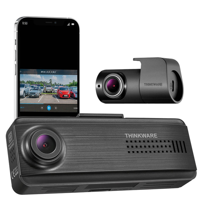 Thinkware Q1000 2K QHD Dual Lens Dashcam for Front + Rear Recording