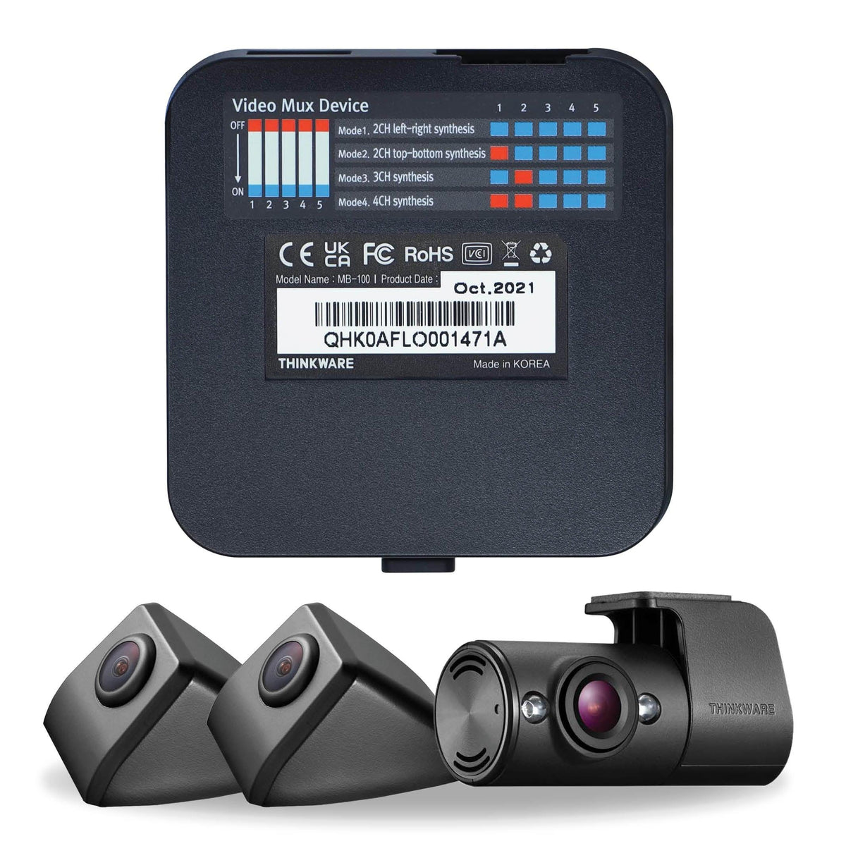X800 Front + Rear Dash Cam Bundle (incl. GPS) - THINKWARE Store