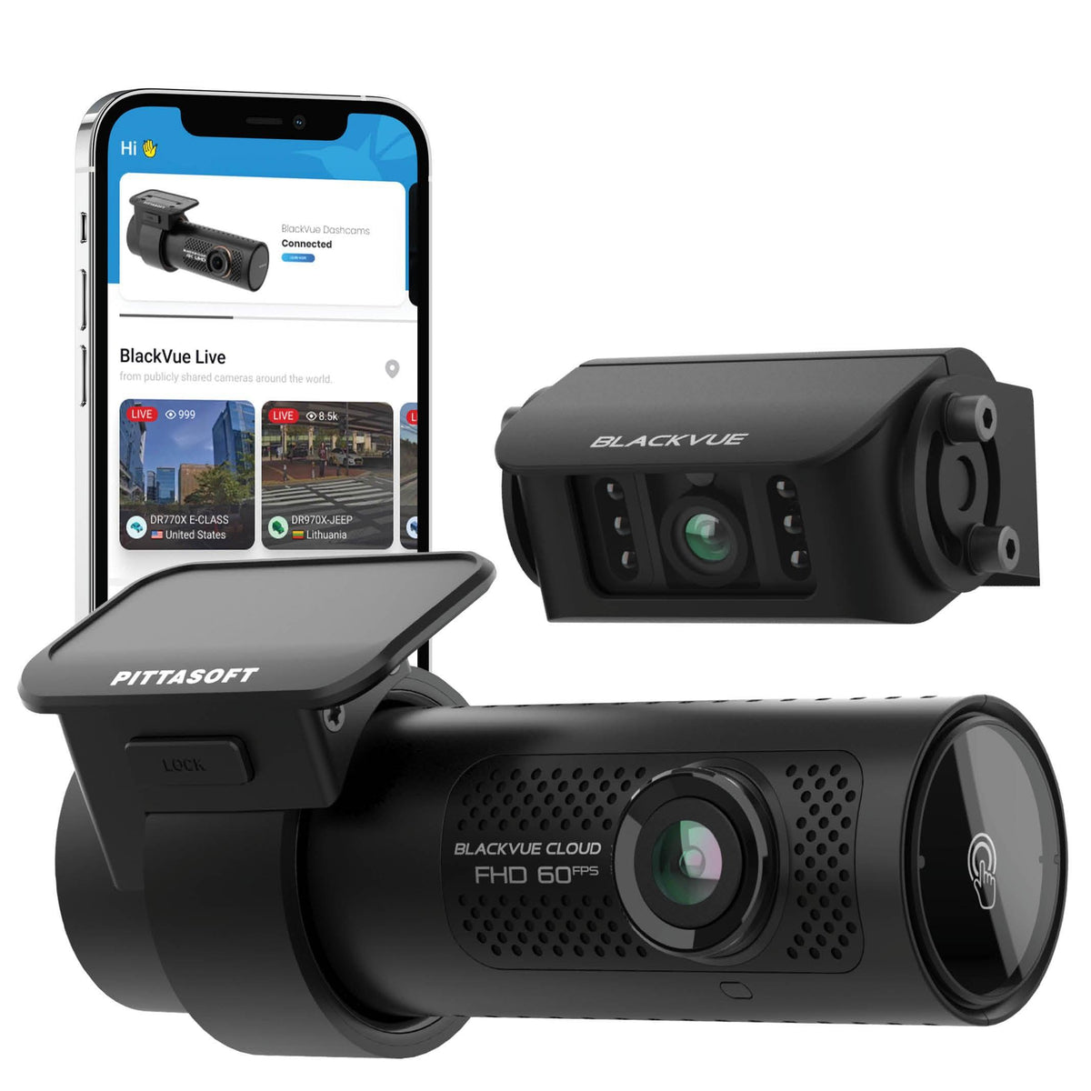 4K Cloud Dash Cams for Cars and Trucks - BlackVue Dash Cameras